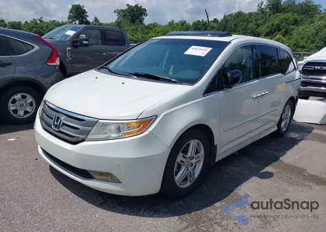 2012 Honda Odyssey Touring/Touring Elite from USA, damaged, VIN 5FNRL5H99CB115300
